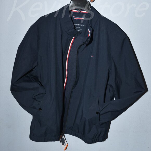 Tommy Hilfiger Men's Bomber Jacket-Blue -XXL - Picture 6 of 12